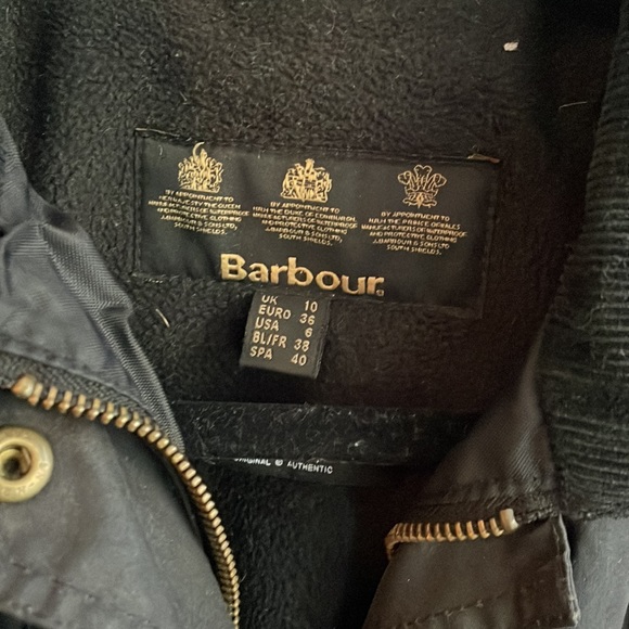 Barbour coat- waist cinches - Picture 2 of 3